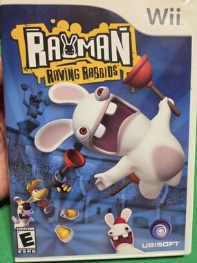 Ubisoft Rayman Raving Rabbids Wii Game with Case